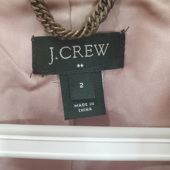 J. Crew Wool Blend Tan City Coat Size 2 Academia Style - Picture 11 of 15